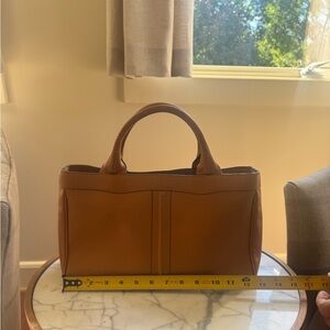 Valextra Brown Leather Tote
